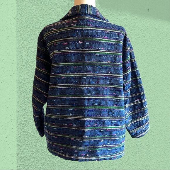 Vintage textured blanket jacket - Picture 3 of 8